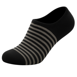 grey sustainable combed cotton invisible sock KS01