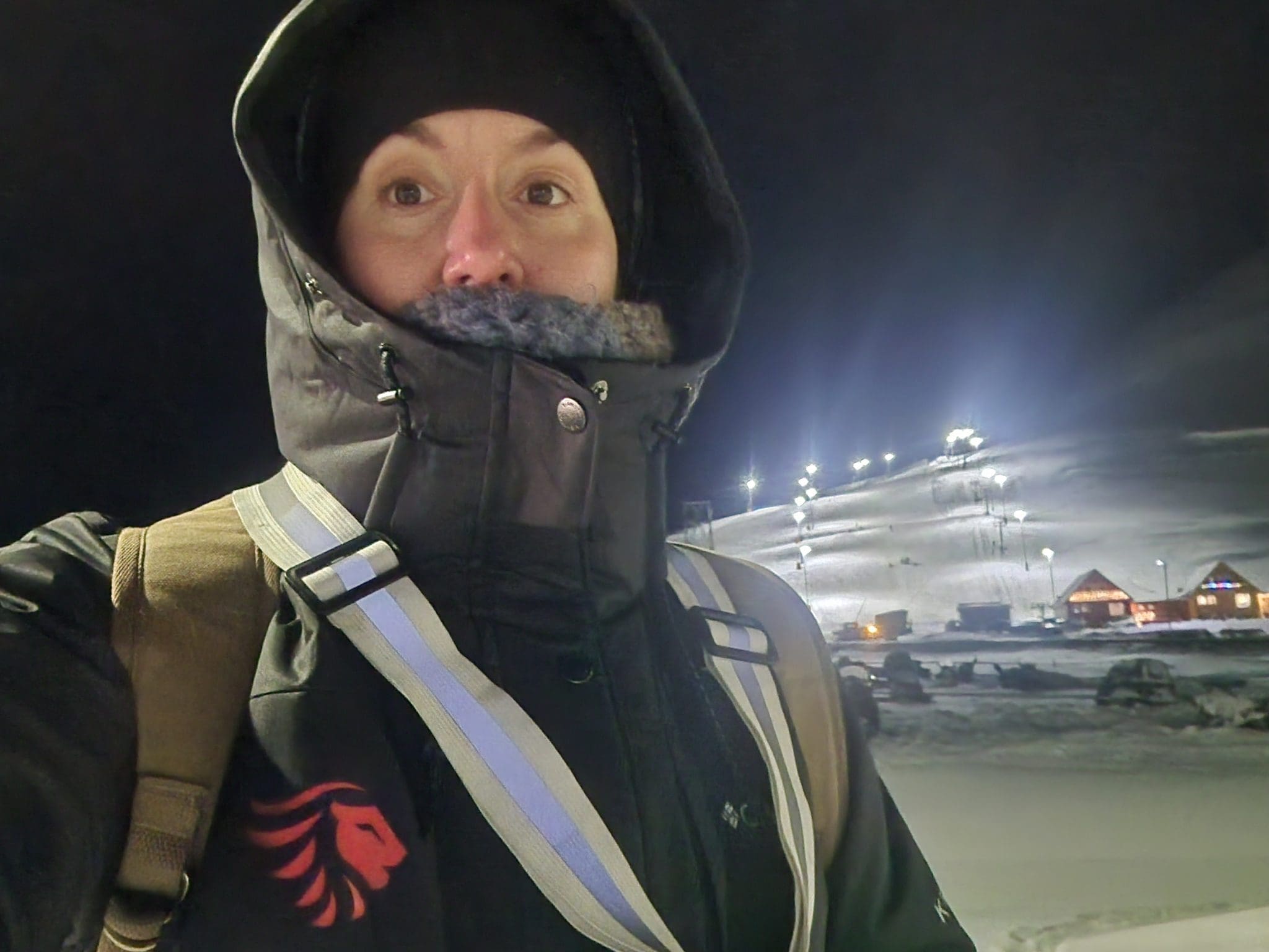 Boryana at the Arctic Circle