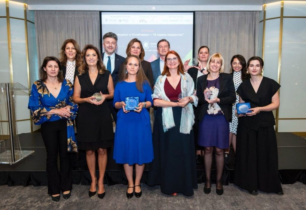 Kingly Ltd. is proud to announce that we have been awarded the prestigious “Integrity & Sustainability – 15 Years of Leadership” award by the Global Compact Network Bulgaria, winning in the Business Integrity category