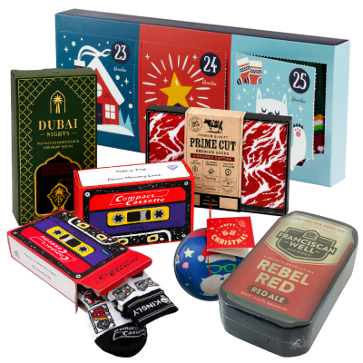 Creative garment packaging for custom branded socks and promotional merchandise