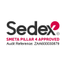 Sedex SMETA Pillar 4 certification icon representing ethical trade and environmental responsibility
